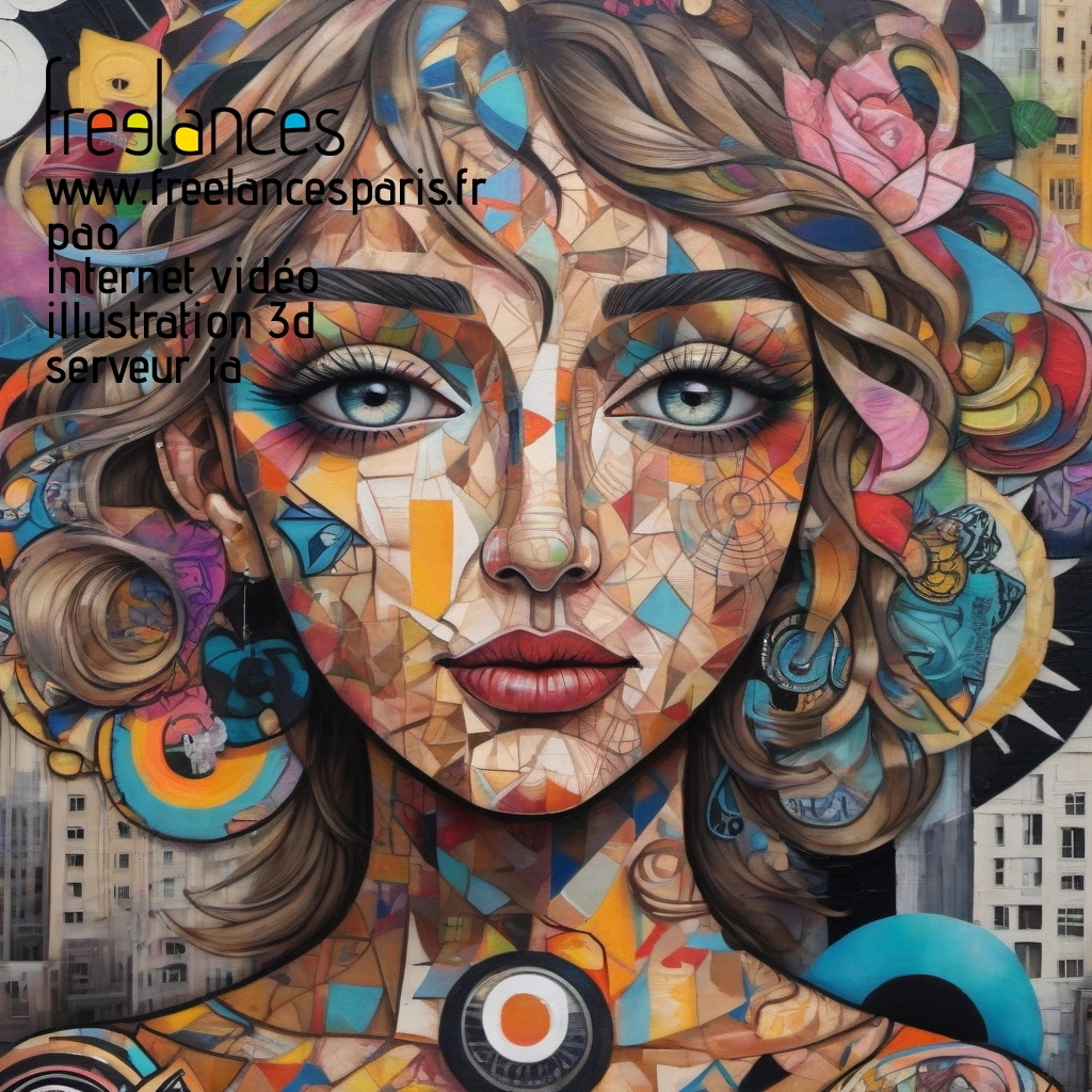 Pao mise en page internet vidéo illustration 3d serveur IA générative AI freelance paris studio de création magazines of3y8ge0